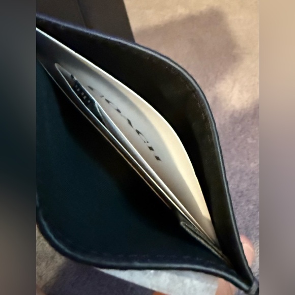 🖤COACH🖤Varsity Slim Card Case in Black/Chalk/NWT - Picture 3 of 5